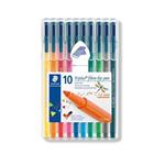 STAEDTLER Fixy "Triplus color 323", 10 farieb, sada, 1 mm
