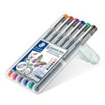 STAEDTLER Liner "Pigment Liner", 6 různých barev, 0,3 mm