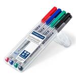 STAEDTLER Nepermanentný popisovač "Lumocolor 316 F", sada, 4 farby, OHP, 0,6 mm