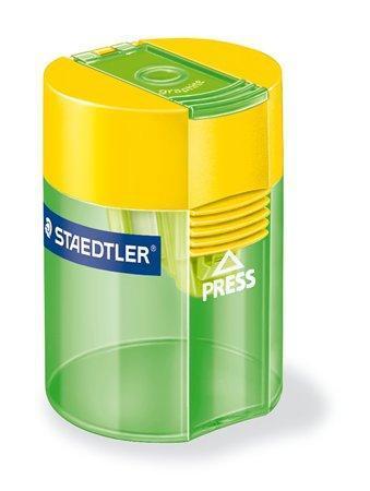 STAEDTLER Ořezávátko, na 1 tužku, se zásobníkem na odpad, různé barvy