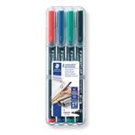STAEDTLER Permanentní popisovač "Lumocolor 318 F", 4 barvy, 0,6mm, OHP