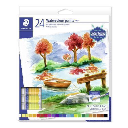 STAEDTLER Temperové barvy "Design Journey", 24 barev, 12ml
