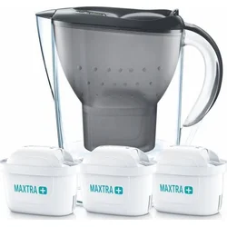 Štartovacie balenie Brita Marella, čierna + 3 vodné filtre Maxtra+ Pure Performance