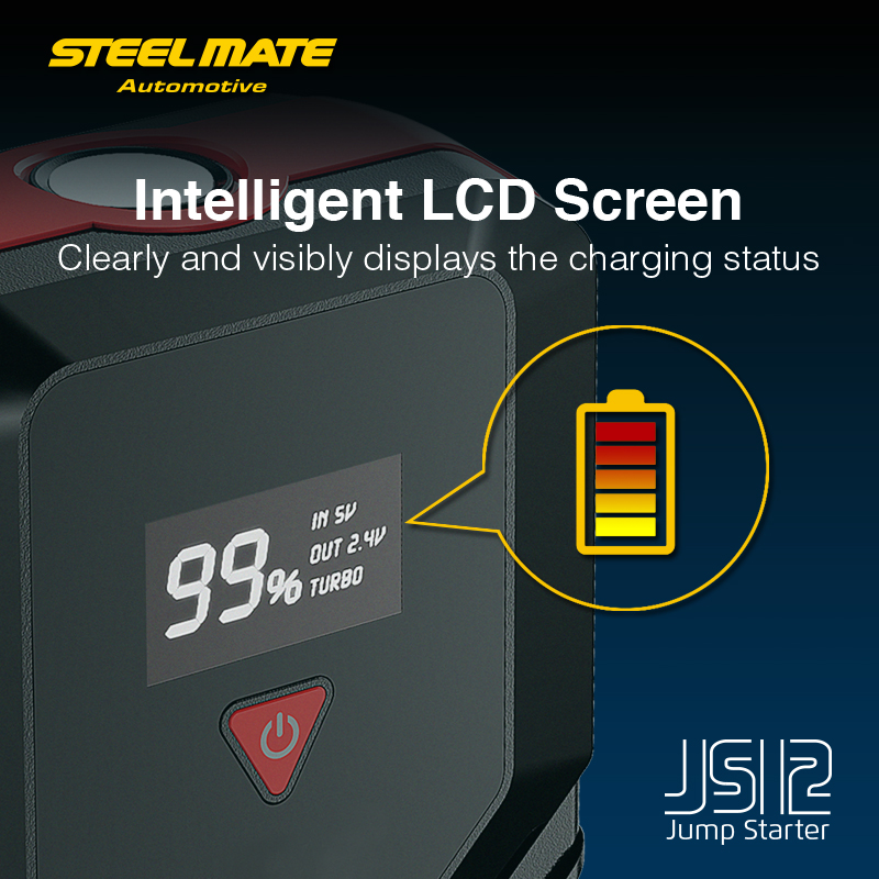 Steelmate JS12, čierna