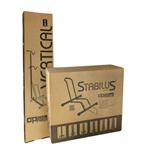 stojan STABILUS VERTICAL na vystavení kola, šedý