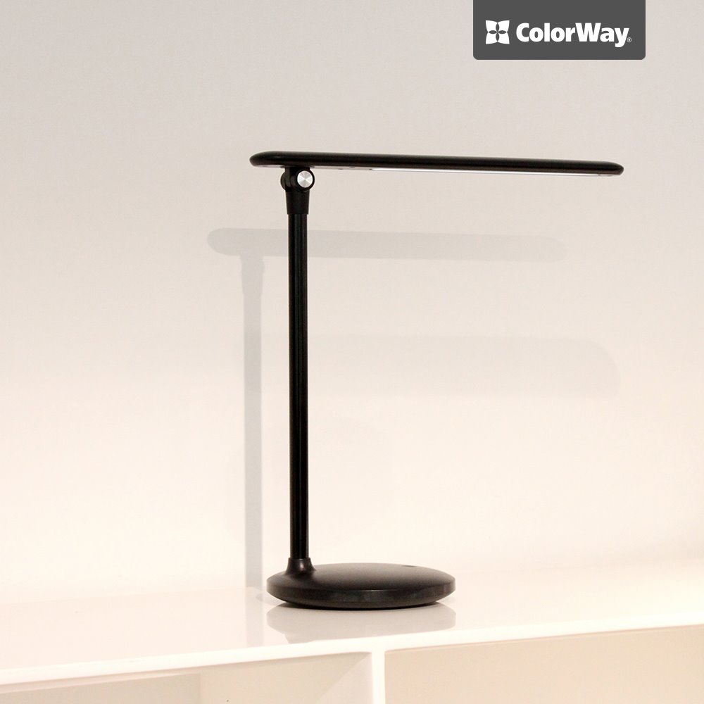 Stolná lampa ColorWay LED, čierna