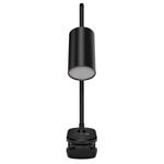 Stolná lampa CONNECT IT CLIP 2 s klipom ČIERNA