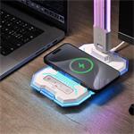 Stolná lampa Geti GTL106W s podsvietením RGB