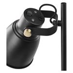 Stolná lampa JULIAN pre žiarovku E27, čierna