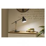 Stolná lampa WINSTON pre žiarovku E27, čierna