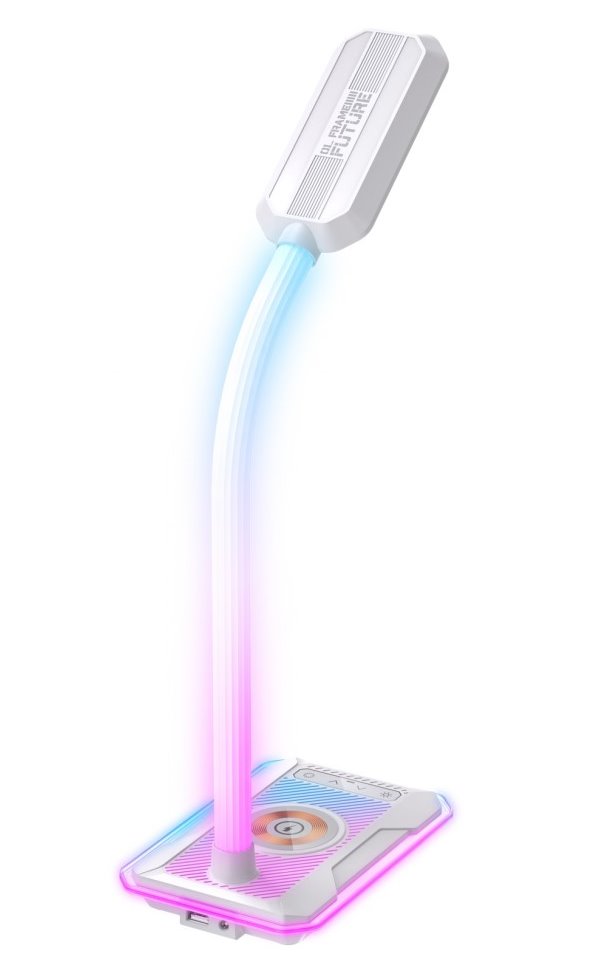 Stolná LED lampa IMMAX GAMER biela