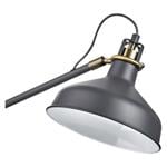 Stolová lampa HARRY na žiarovku E27, tmavosivá