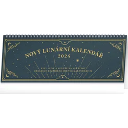 Stolový kalendár Nový lunárny kalendár 2024, 33 × 12,5 cm