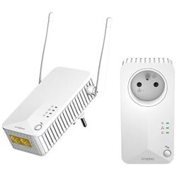 Strong sada 2x Powerline WF 600 DUO FR/ Powerline 600 Mbit/s/ Wi-Fi 300 Mbit/s/ 2x LAN/ biela