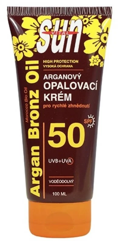 Sun Vital opalovací krém s BIO arganovým olejem SPF 50