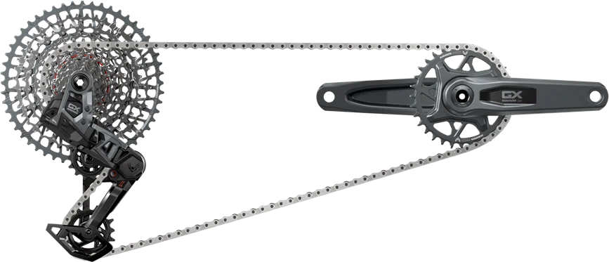 Súprava SRAM GX T-Type Eagle Transmission AXS, dĺžka kľuky 170 mm