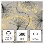 Svetelná reťaz LED - svietiace klastre