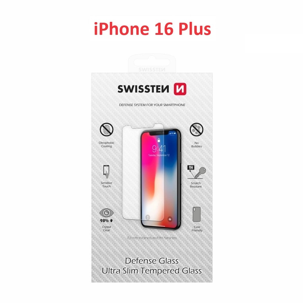Swissten 2.5D sklo Apple iPhone 16 Plus