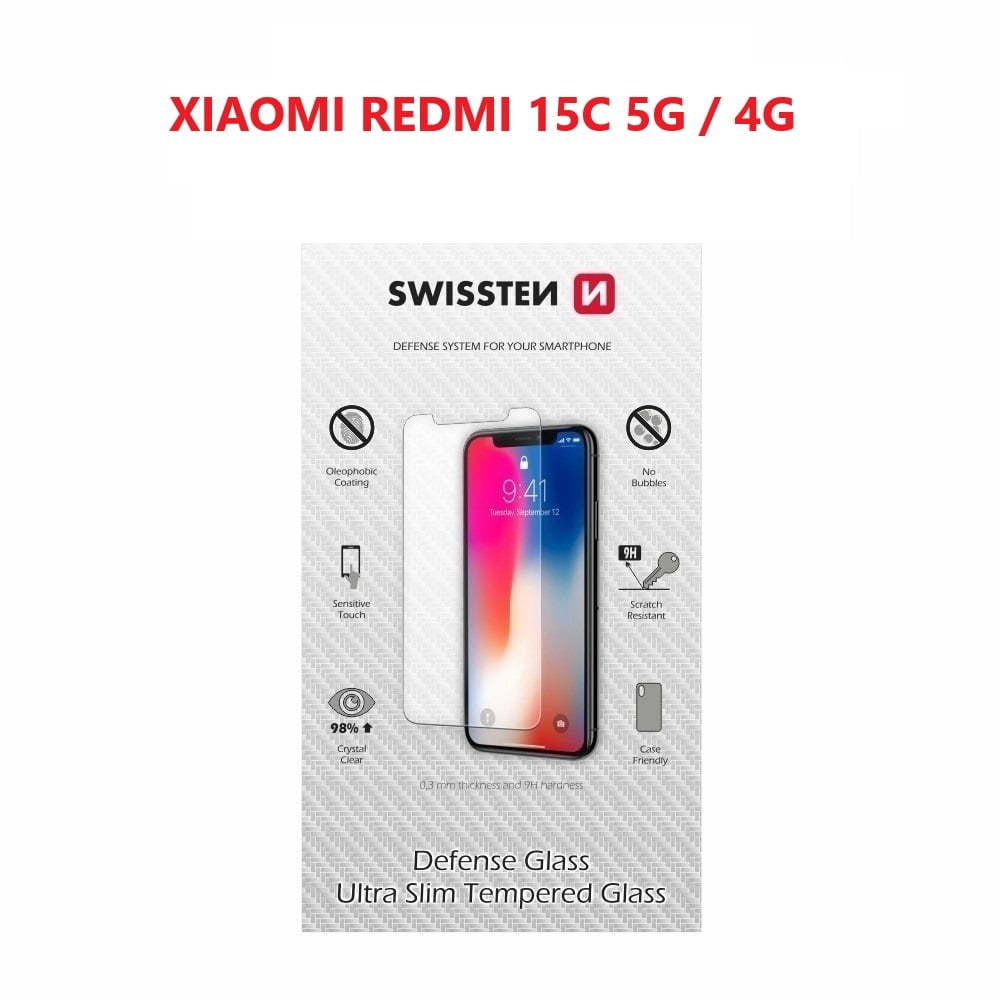 Swissten 2.5D sklo Xiaomi Redmi 15C