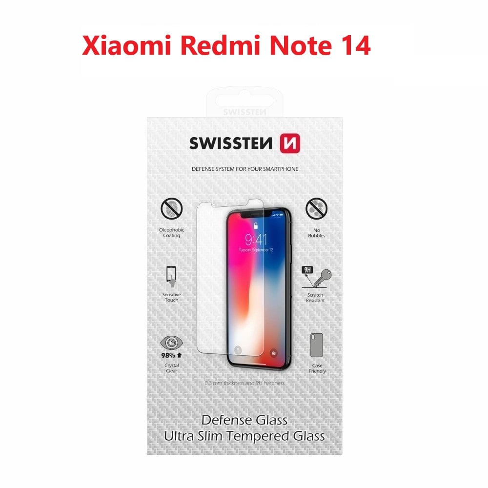 Swissten 2.5D sklo Xiaomi Redmi Note 14