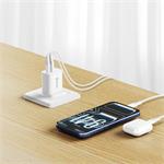 Swissten adaptér Edge GaN 35W UK, bílý  
