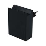 Swissten adaptér Smart IC 2× USB 3A, černý  
