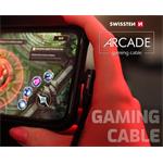 Swissten Arcade kabel USB-C/Lightning 1,2 m, černý