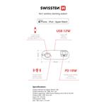 Swissten bezdrátová nabíječka 4v1, MagSafe