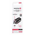 Swissten CL adaptér 2x USB-C Power Delivery 45W Nano, černý