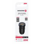 Swissten CL adaptér USB-C PD + USB-A 20W, černý