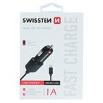 Swissten CL autonabíječka Micro USB, černý