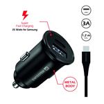 SWISSTEN CL pro Samsung USB auto adaptér 25W + kabel USB-C/USB-C 1,2 m