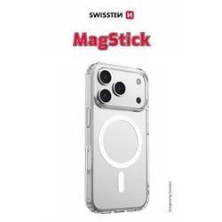 Swissten Clear Jelly MagStick iPhone 17 Pro Max, transparentní