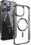 Swissten Clear Jelly MagStick pre Apple iPhone 16 Pro Max, čierny
