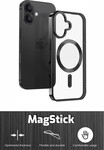 Swissten Clear Jelly MagStick pre Apple iPhone 17 Pro, iPhone 18 Pro, čierny