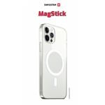 Swissten Clear Jelly MagStick pre iPhone 15 Pro, priehľadný