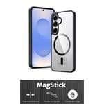 Swissten Clear Jelly MagStick pre Samsung S26 Ultra, čierny