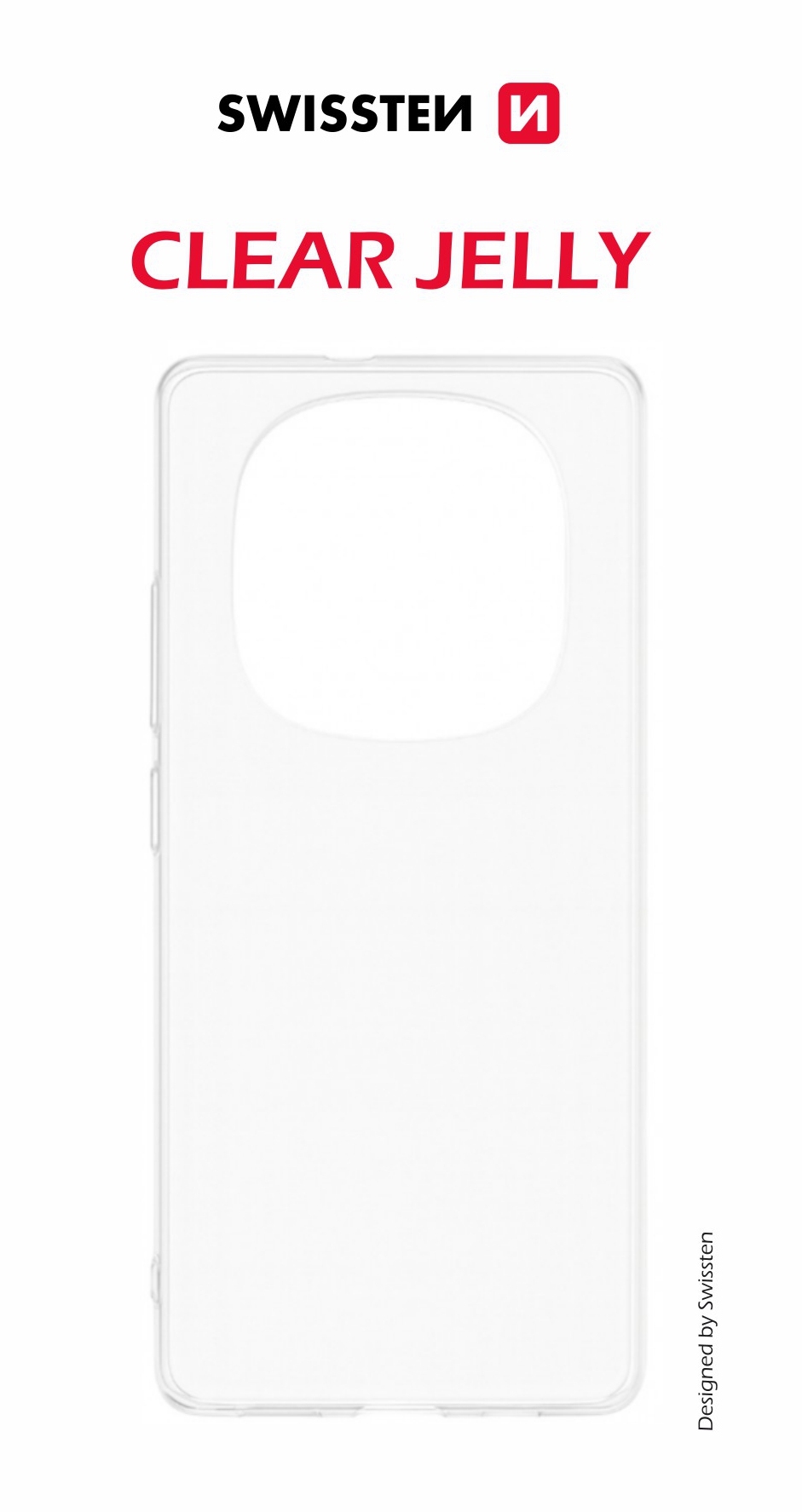 Swissten Clear Jelly Pro Xiaomi Redmi Note 15 Pro+, transparentní