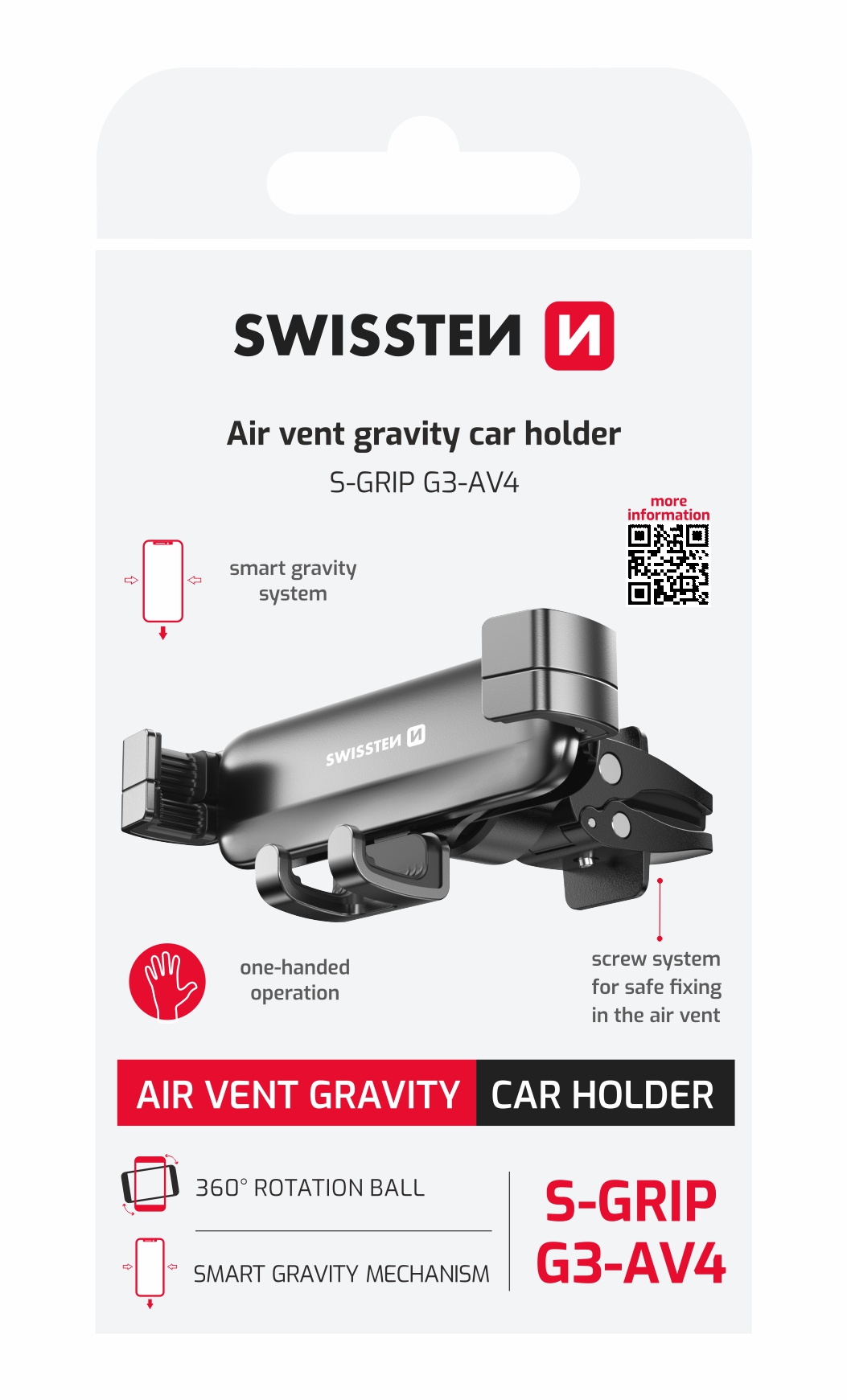 Swissten držák S-Grip G3-AV4