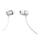 SWISSTEN Earbuds Dynamic YS500 bielo strieborné 51107002