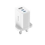 Swissten Edge GaN síťový adaptér 65 W, bílý (UK)