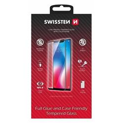 Swissten Full Glue, Color Frame, Case Friendly ochranné sklo pro Apple iPhone 14 Black - Černé