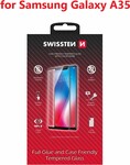 Swissten Full Glue sklo pre Samsung Galaxy A55, čierne