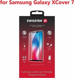 Swissten Full Glue sklo pre Samsung Galaxy XCover 7, čierne