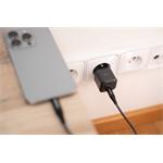 Swissten GaN adaptér 2× USB-C 20W, černý  