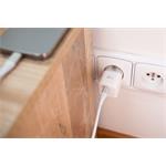 Swissten GaN adaptér 35 W + kábel USB-C, biely  
