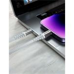 Swissten kabel Aramid USB / USB-C 1,5 m, bílý