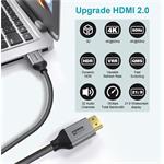 Swissten Kabel HDMI / HDMI 4K 60Hz 3,0m, nylon