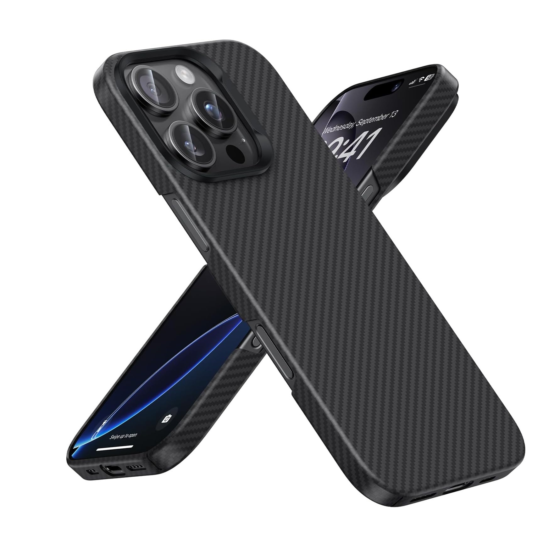 Swissten MagCarbon Pro Samsung Galaxy S24+, černé