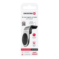 Swissten Magnetický držák do ventilace auta Easy Mount, stříbrný